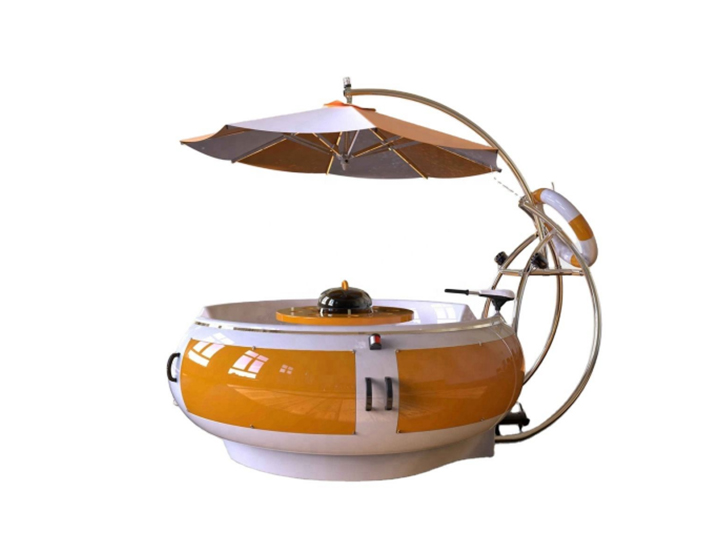 WR-1 Electric BBQ Boat Fiberglass Donut Boat