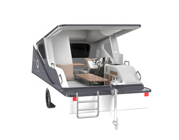 AB-500 Amphibious Camper Boat